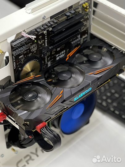 GTX 1080 Gigabyte G1 Gaming / Три кулера