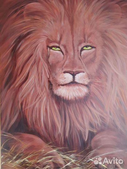 Лев маслом