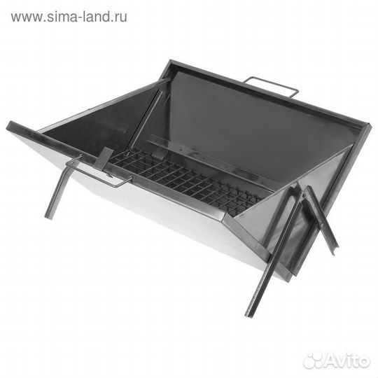 Мангал-дипломат, р. 44 х 28,5 х 2,5 см, 8 шампуров