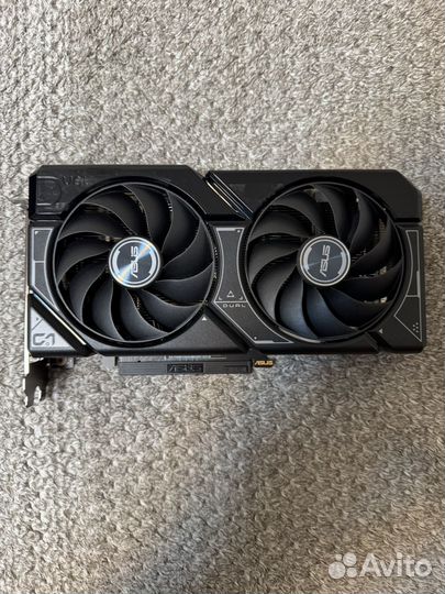 Видеокарта asus dual GeForce RTX 4060 Ti 16 гб