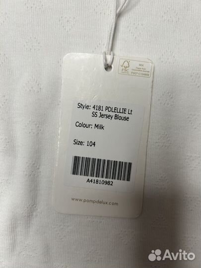 Футболка для девочки 104 Pomp de lux.Новая