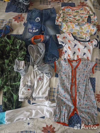 Комбинезон+ поддевы+вещи пакетом