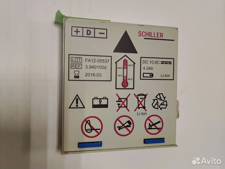 Батарея schiller defigard 5000 DC10.8V 4.3Ah