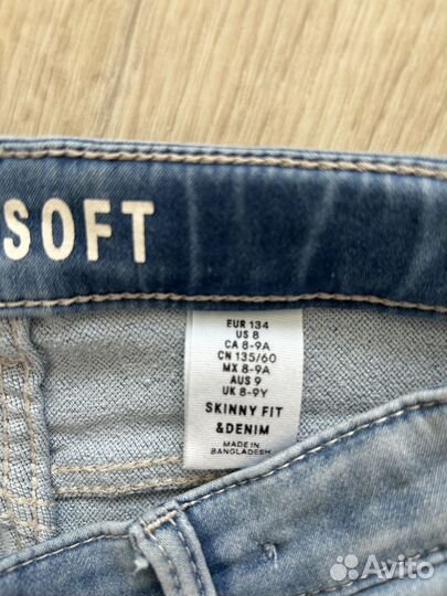 Джинсы для девочки 134