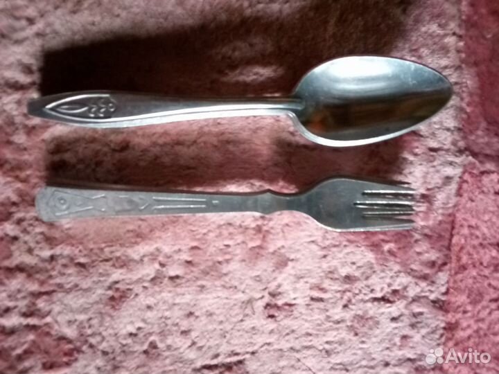 Набор столовых приборов СССР алюминий
