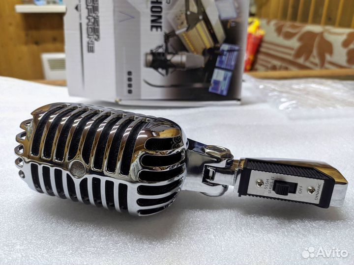 Блестящий Микрофон Shure 55SH series II