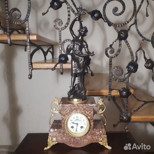 Каминные Часы. Франция 1900 год