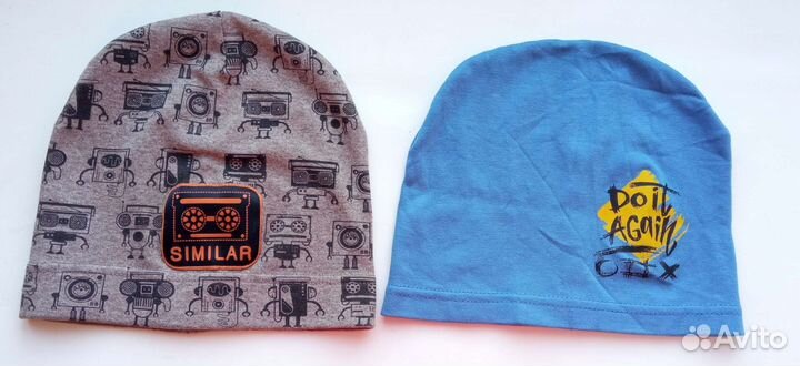 Шапка для мальчика х/б весна/лето