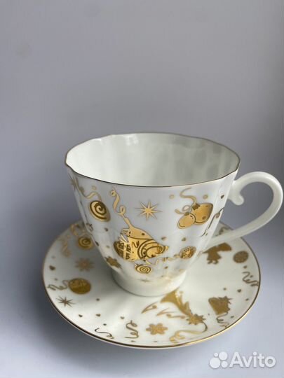 Чашка с блюдцем кофейная/чайная 200 мл