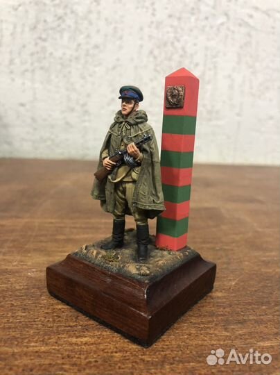 Оловянный солдатик 54 мм. Пограничник, моряк