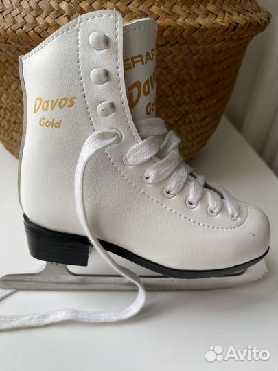 Коньки фигурные graf davos gold 28