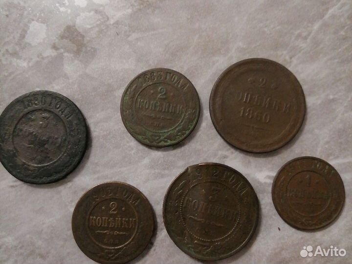 Медные монеты российской империи
