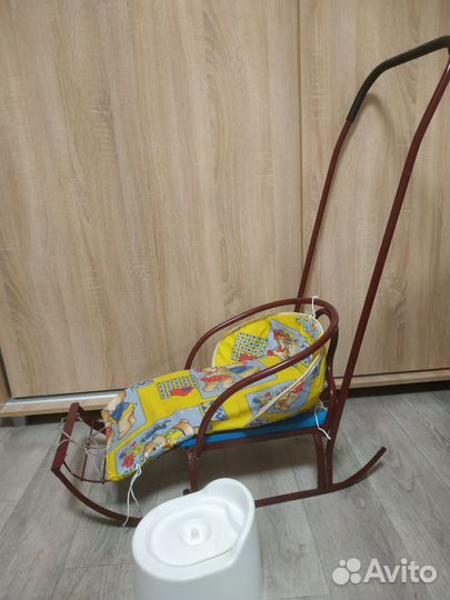 Детские зимние санки