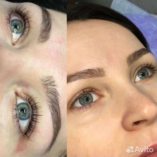 Вельвет ресниц и бровей