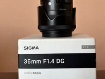 Объектив sigma 35 mm 1.4 art canon