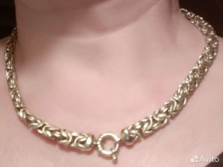 Браслет и ожерелье. Серебро 925. Италия