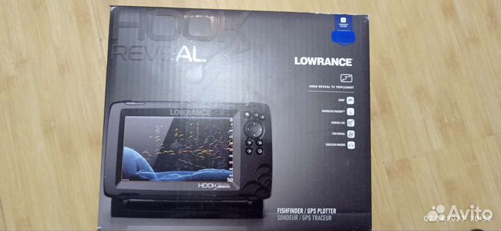 Эхолот Lowrance hook reveal 7 tripleshot RUS+карта