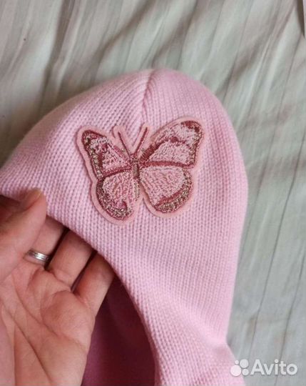 Шапка шлем для девочки 50-52 новая
