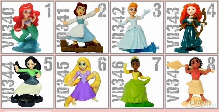 Коллекция принцессы Диснея Европа