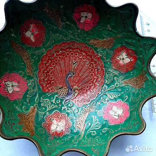 Индийская ваза латунь 50-60 годов