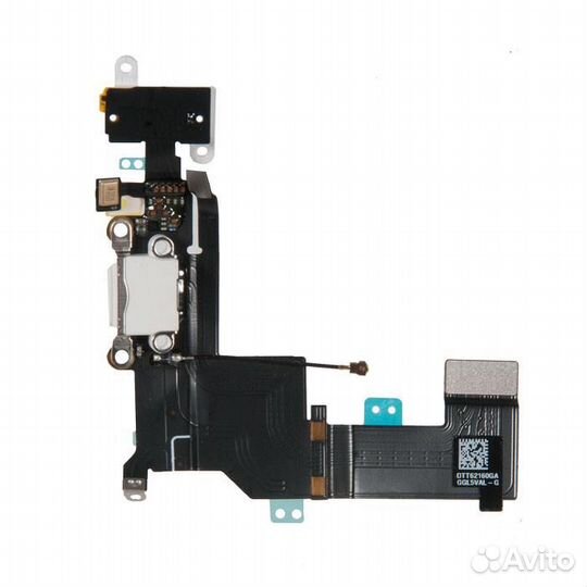 Шлейф c разъемом зарядки для Apple iPhone SE, белы