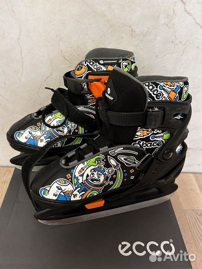 Коньки детские раздвижные 31-36