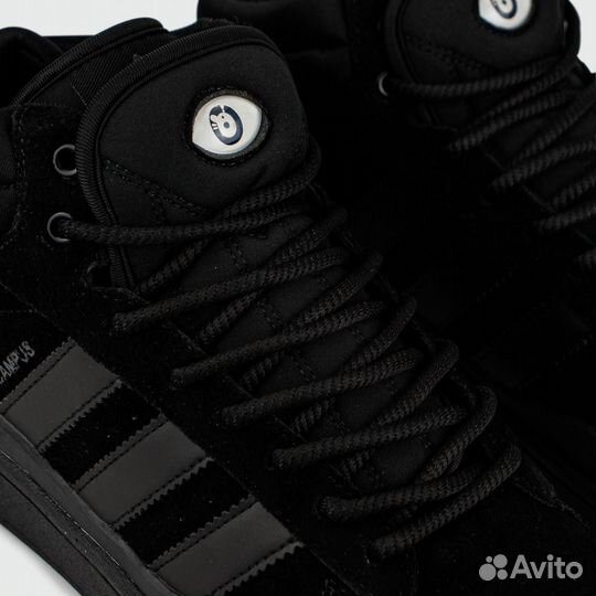 Adidas Campus Black with Fur