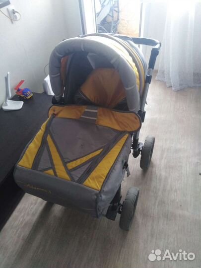 Коляска 3 в 1 adamex neon бу