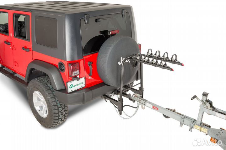 Багажник для 4-х велосипедов Jeep Wrangler JK