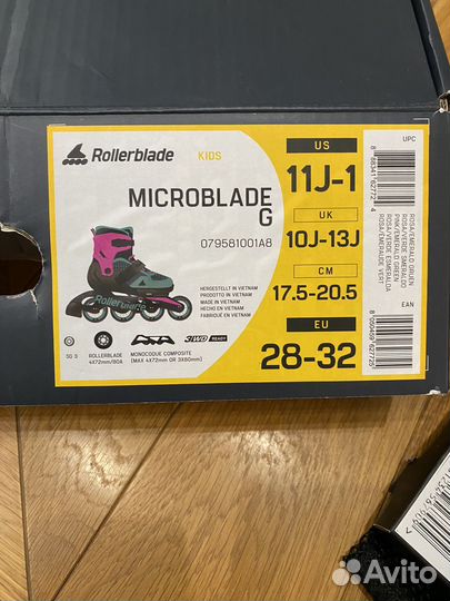 Роликовые коньки детские rollerblade