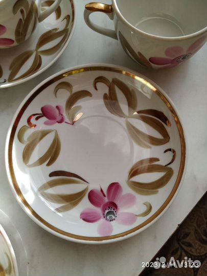 Чайный сервиз вербилки СССР