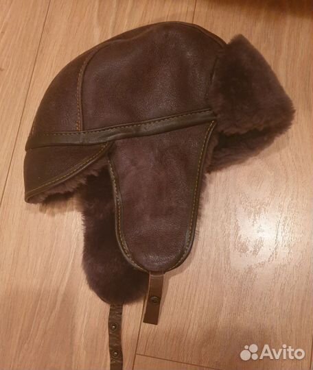 Мужская шапка из овчины