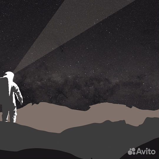 Постер с космонавтом, 