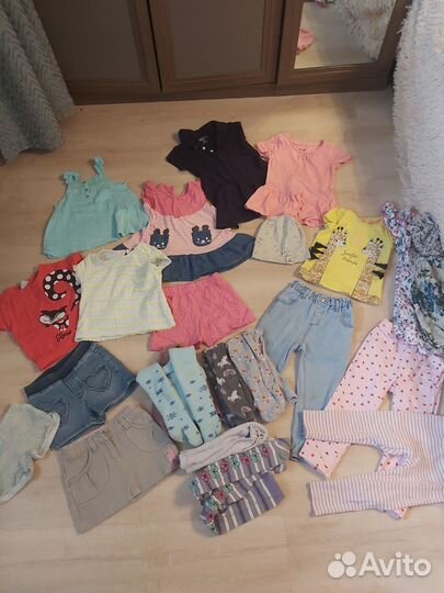 Вещи на девочку пакетом 92 см