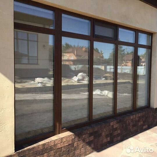 Пластиковые окна. остекление домов