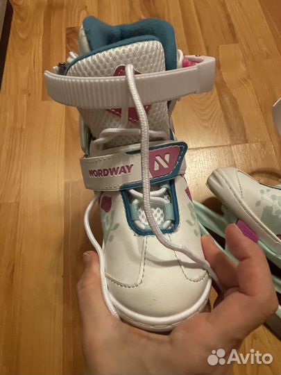 Коньки детские раздвижные 26-31 размер