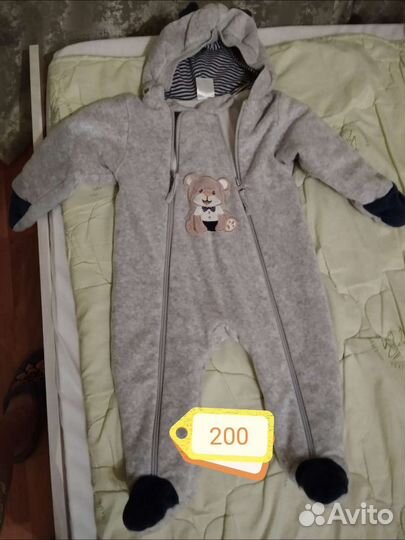 Комбинезон для девочки теплый