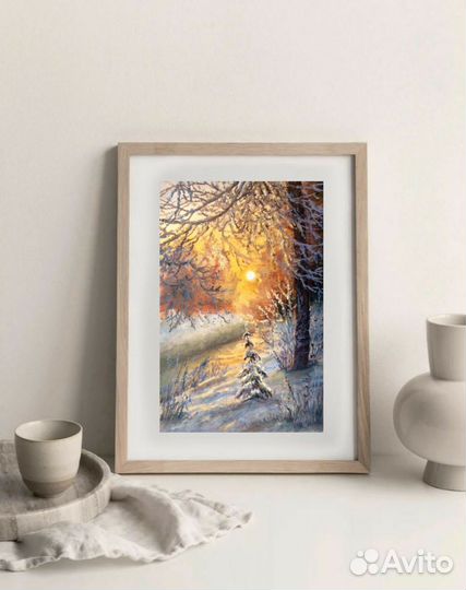 Картина маслом На встречу с солнцем