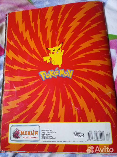 Альбом для наклеек Pokemon (Покемон)