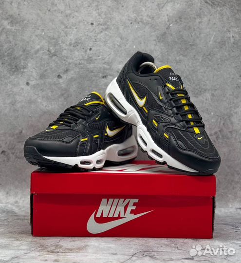 Мужские черные кроссовки Nike air Max 96 весенние