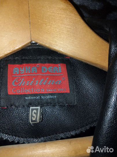 Кожаный плащ женский