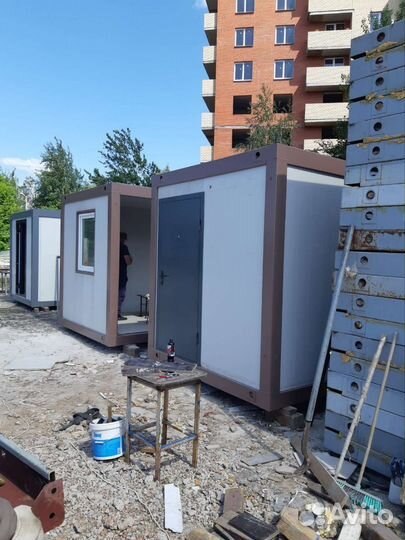 Модульное здание из двух блок-контейнеров бу