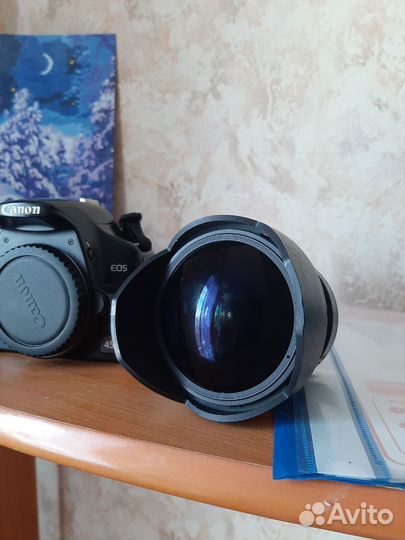 Объектив samyang 3.5/8 MM fisheye для canon