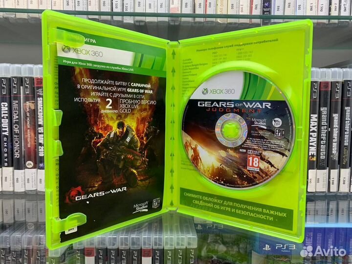 Gears of war Judgment (xbox 360, бу)