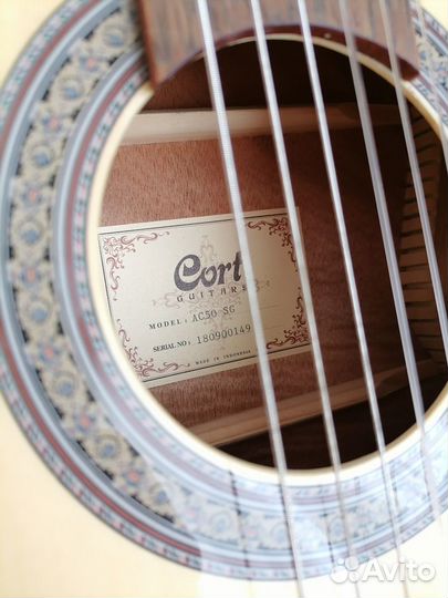 Гитара классическая, 1/2, cort ac50 sg (Индонезия)
