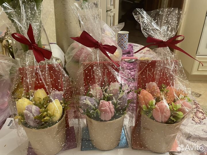Букеты из мыла ручной работы