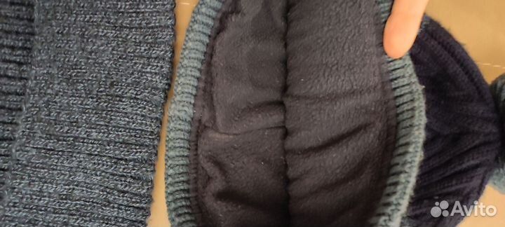 Зимняя шапка на мальчика со снудом