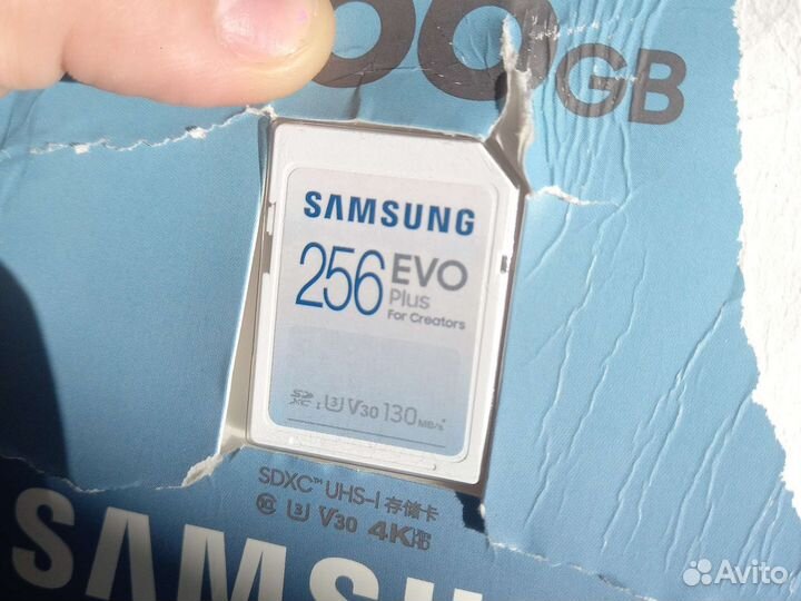 Карта Памяти Samsung EVO Plus 256gb