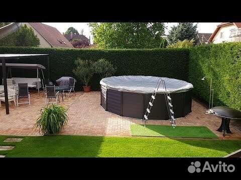 Морозостойкий бассейн Graphite Panel 478х124 см