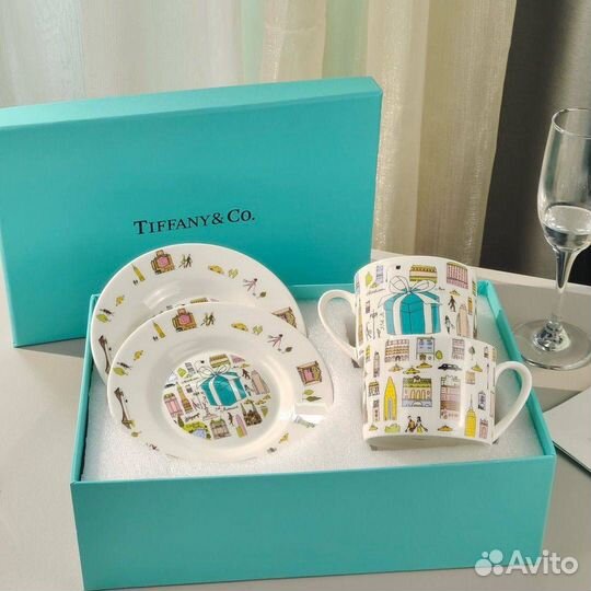 Фарфоровая посуда tiffany & CO